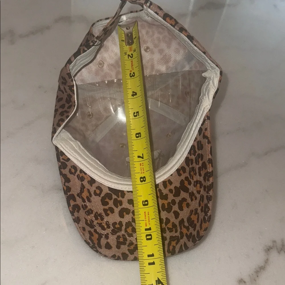 Story by Davinci Leopard Print Baseball Cap - Picture 5 of 5